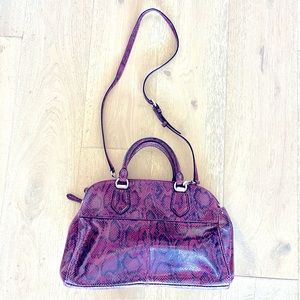 New purple/black Cole Haan purse